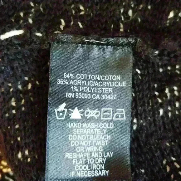 𝅺nic+zoe Fringe Worthy Jacket Black Petite Large - Picture 12 of 13